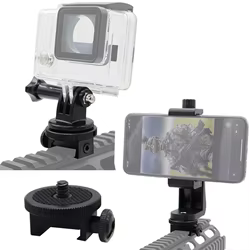 Soporte Picatinny para smartphone y Action Cam – Montaje táctico