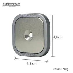 SOETAC IPSC Bolsa magnética para cargadores, clip rápido IDPA