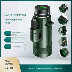 Monocular prisma BAK4 para observación de aves y caza