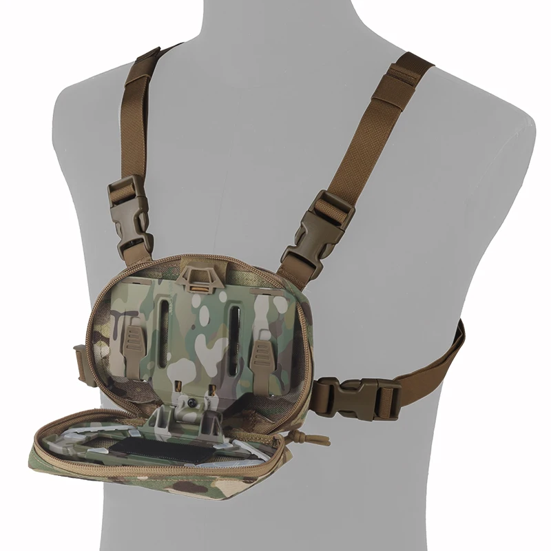 Bolsa MOLLE pectoral – Organizador smartphone táctico - imagen 3