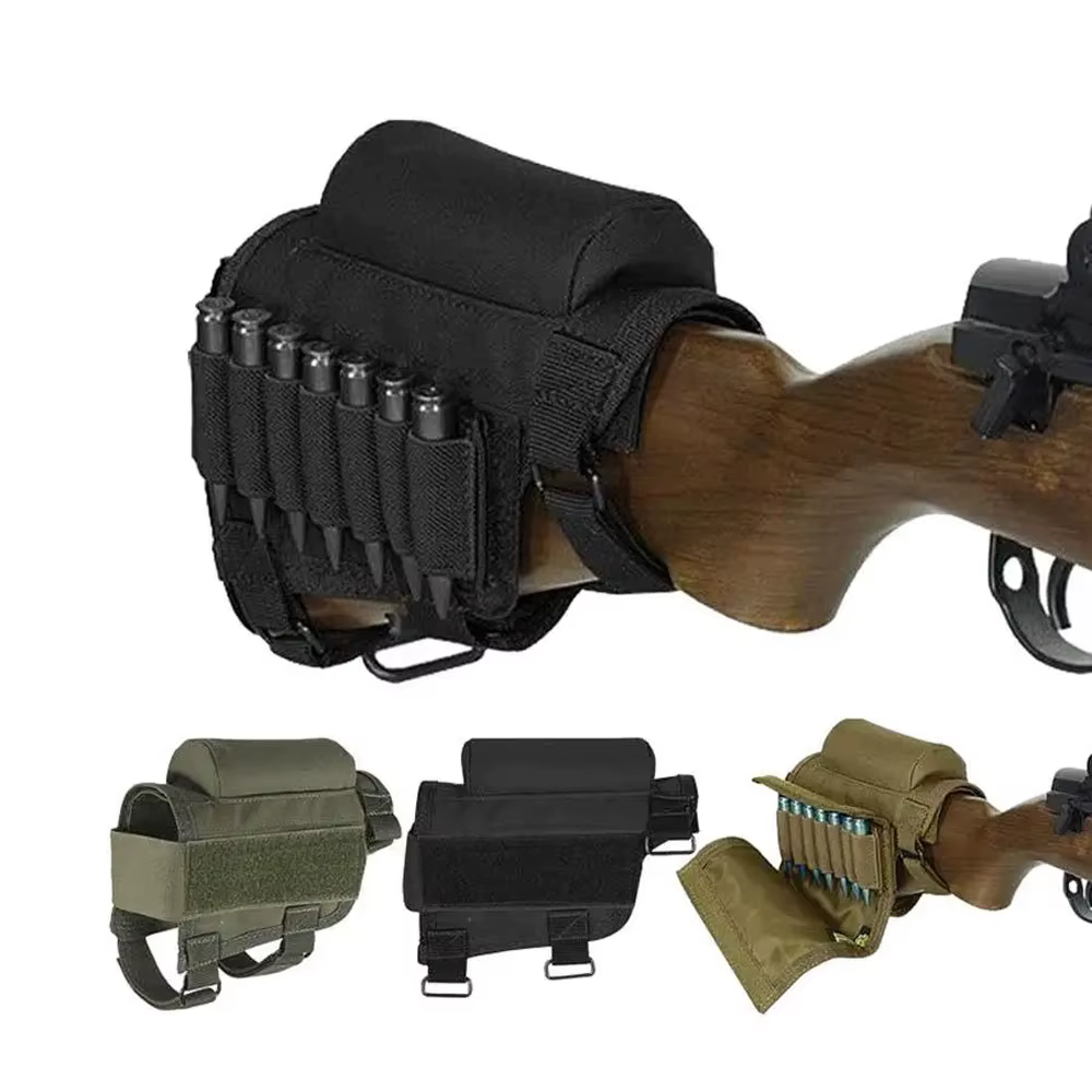 Bolsa táctica ajustable para culata, estuche portátil duradero - imagen 3