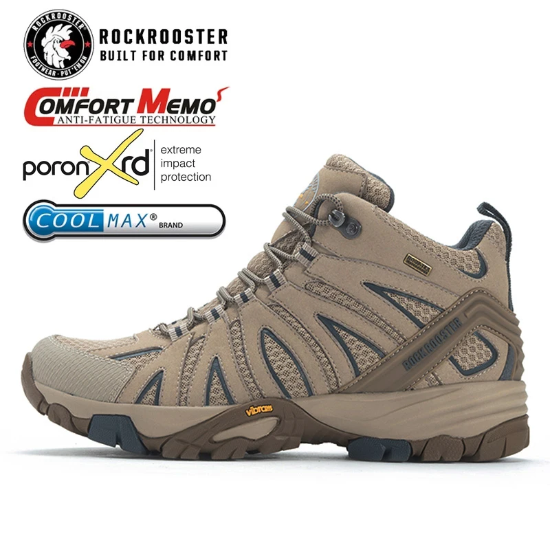 Rockrooster botas tácticas impermeables senderismo cuero hombre - imagen 4