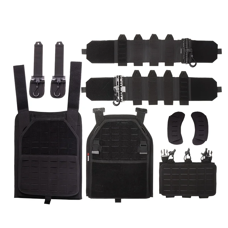 YAKEDA Chaleco Táctico MOLLE Impermeable 1000D – Exterior - imagen 2