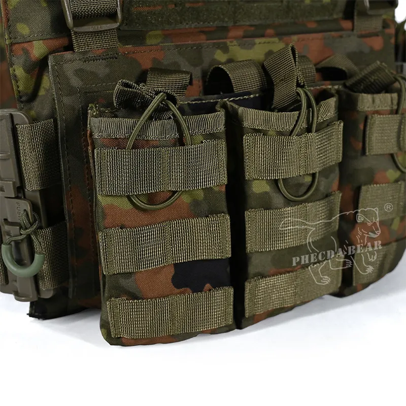 Camuflaje Flecktarn y patrón de integración