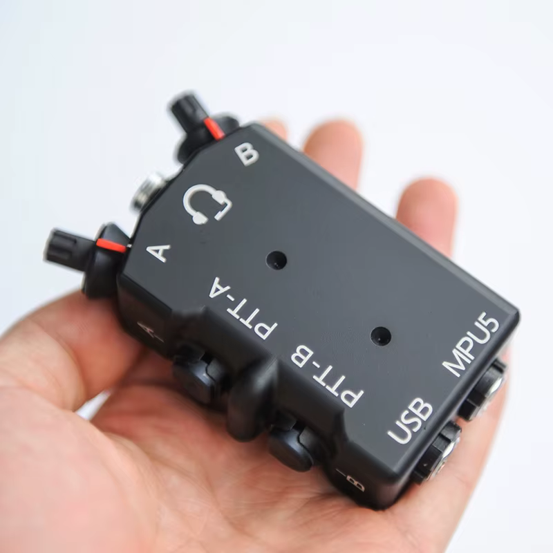 FCS-Tactical MPU5 Adaptador PTT Dual CNC Metal para AMP y COMTAC3