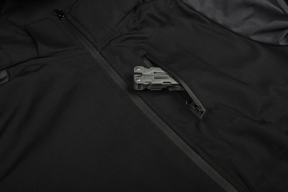 Chaqueta táctica camuflaje nocturno transpirable para caza aire libre - imagen 5