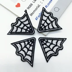 Parche telaraña para cuello, termoadhesivo para ropa