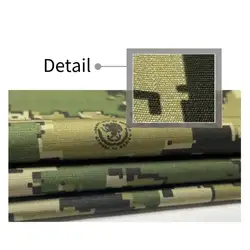 Tela de camuflaje militar impermeable de nylon y algodón, DIY