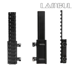 Elevador Picatinny 20 mm para rail extensible táctico militar