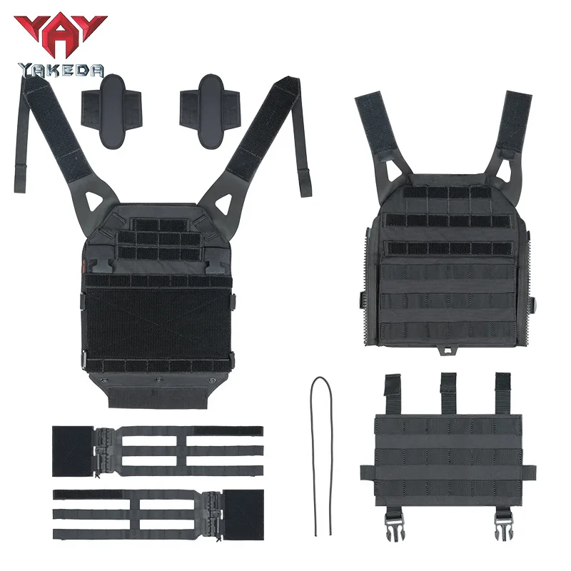 Chaleco táctico YAKEDA JPC MOLLE con portaplacas asalto - imagen 2