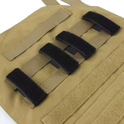 Tira identificativa MOLLE con velcro – Táctica para chaleco y mochila