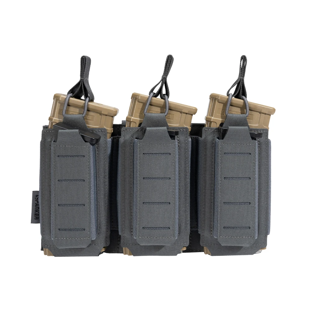 Bolsa portacargadores triple MOLLE – Airsoft M4 M16 AK táctica - imagen 5