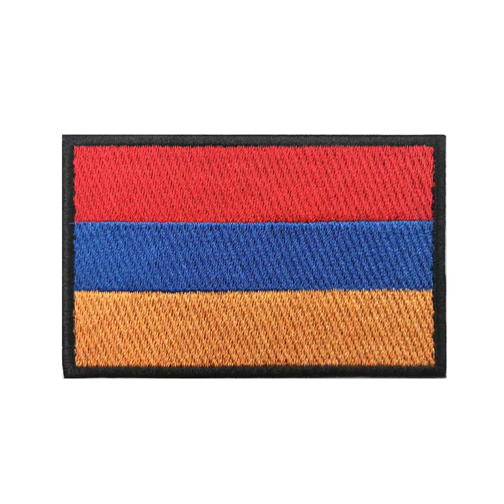 Brazalete táctico con bandera de Armenia – Parche bordado velcro