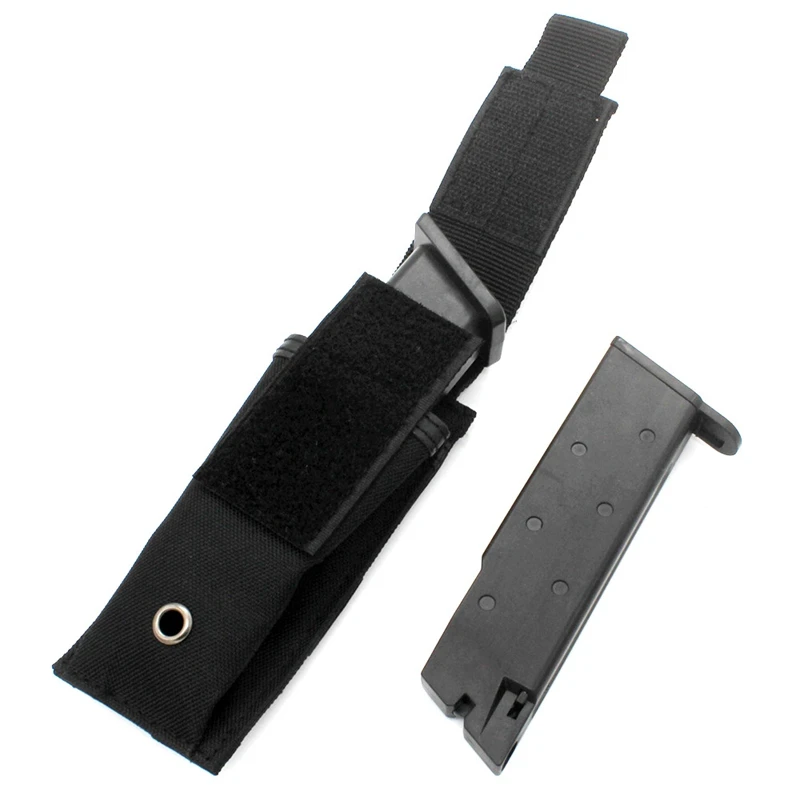 Funda táctica MOLLE individual pistola – Porta cargador y linterna - imagen 3