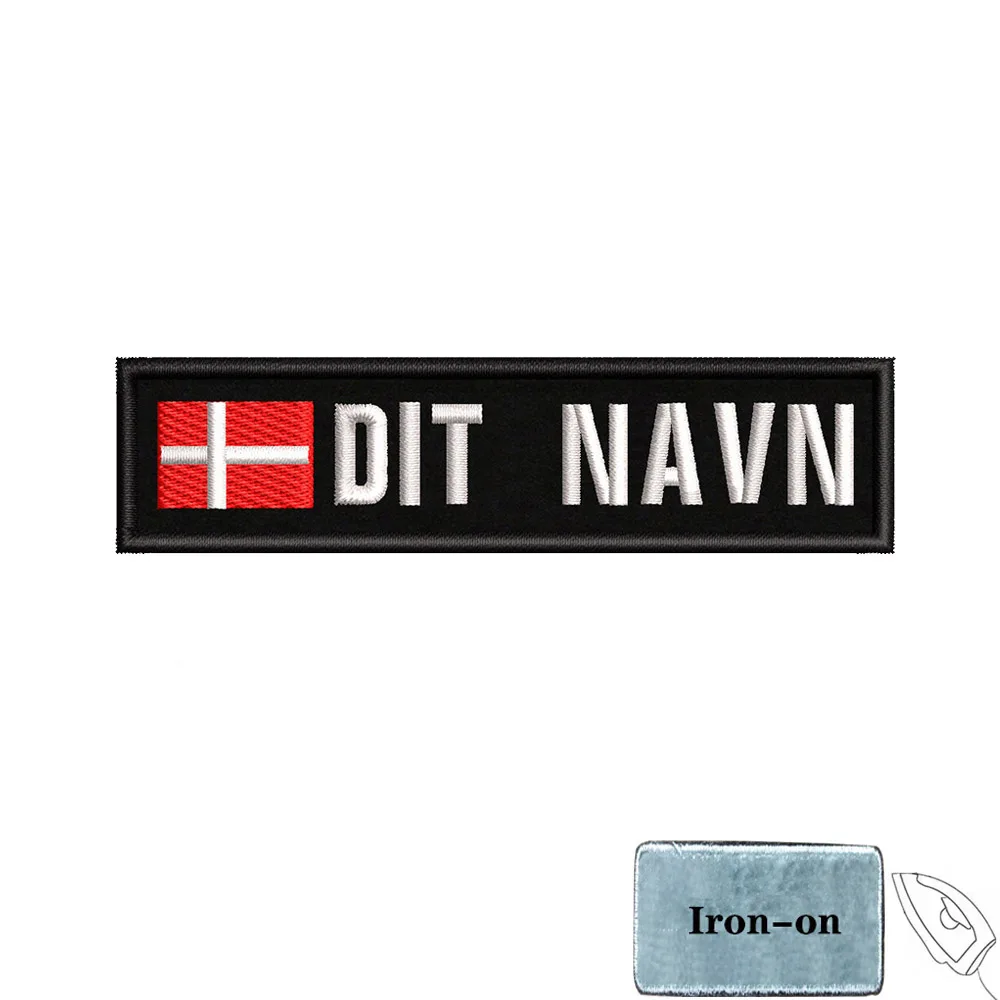 Parche bandera Estonia nombre personalizado – 10x2,5cm - imagen 2