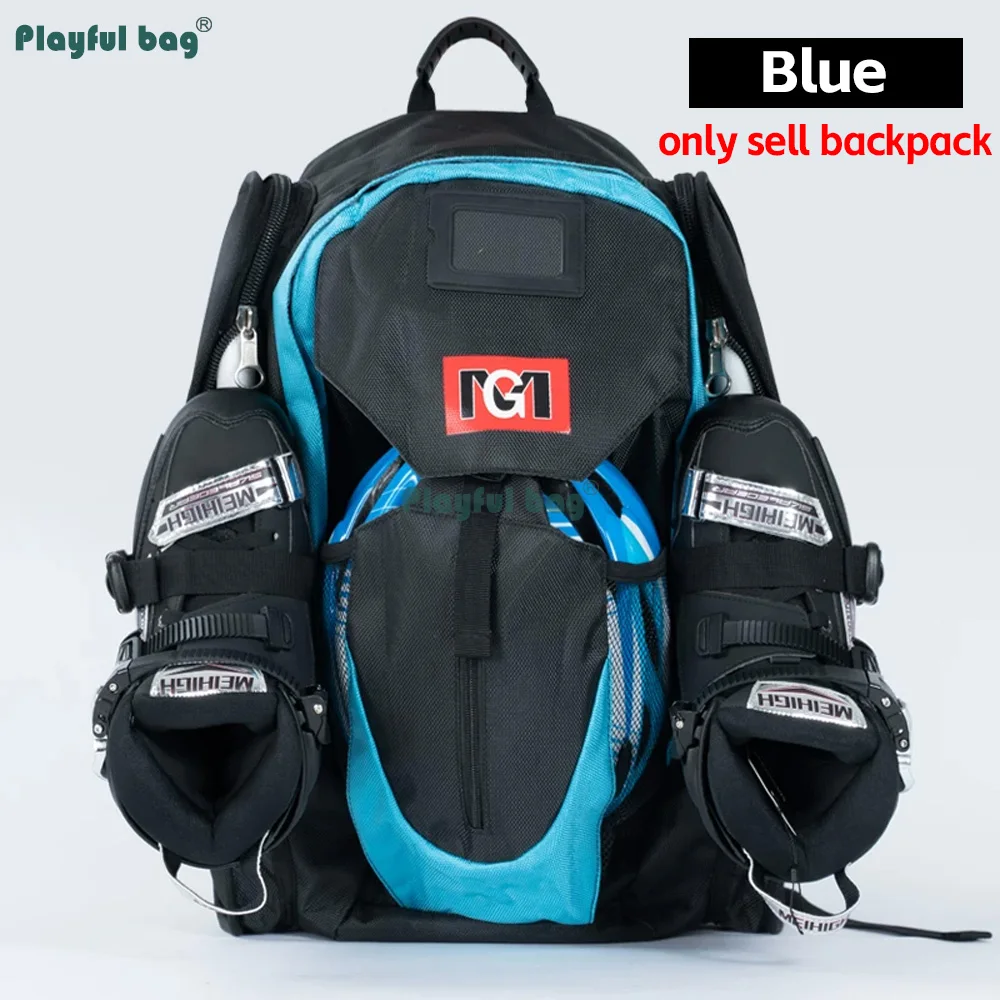 Mochila patines línea 4x110mm con compartimento casco AMB352 - imagen 4