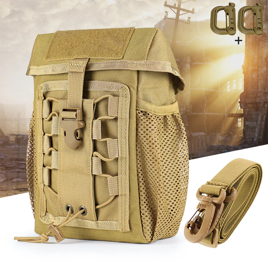 Bolsa táctica exterior con compartimentos malla y correas ajustables - imagen 5