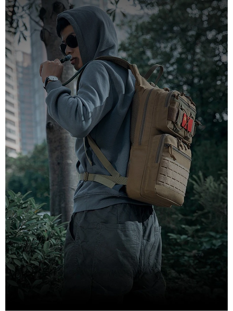 Mochila táctica multifunción para ciclismo, camping y trekking