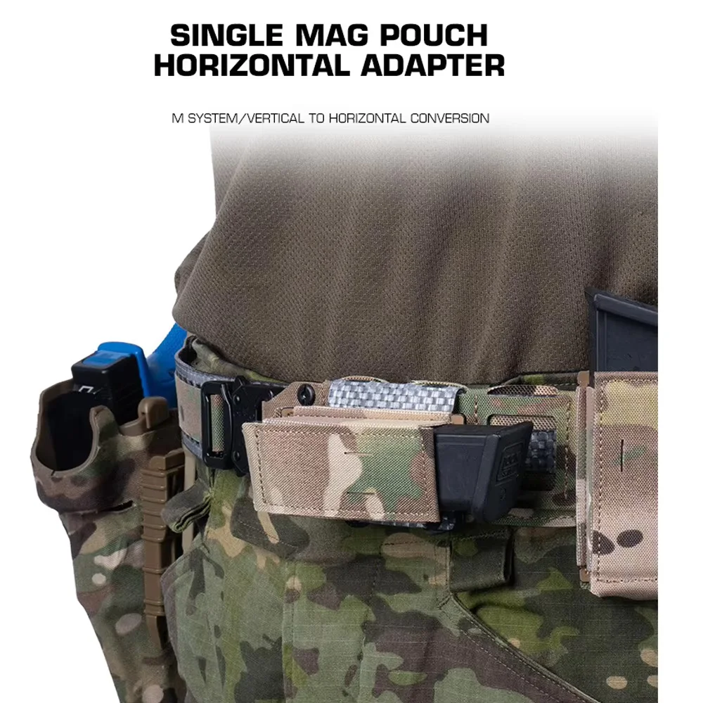 Adaptador Molle magnético para cinturón táctico, outdoor y paintball