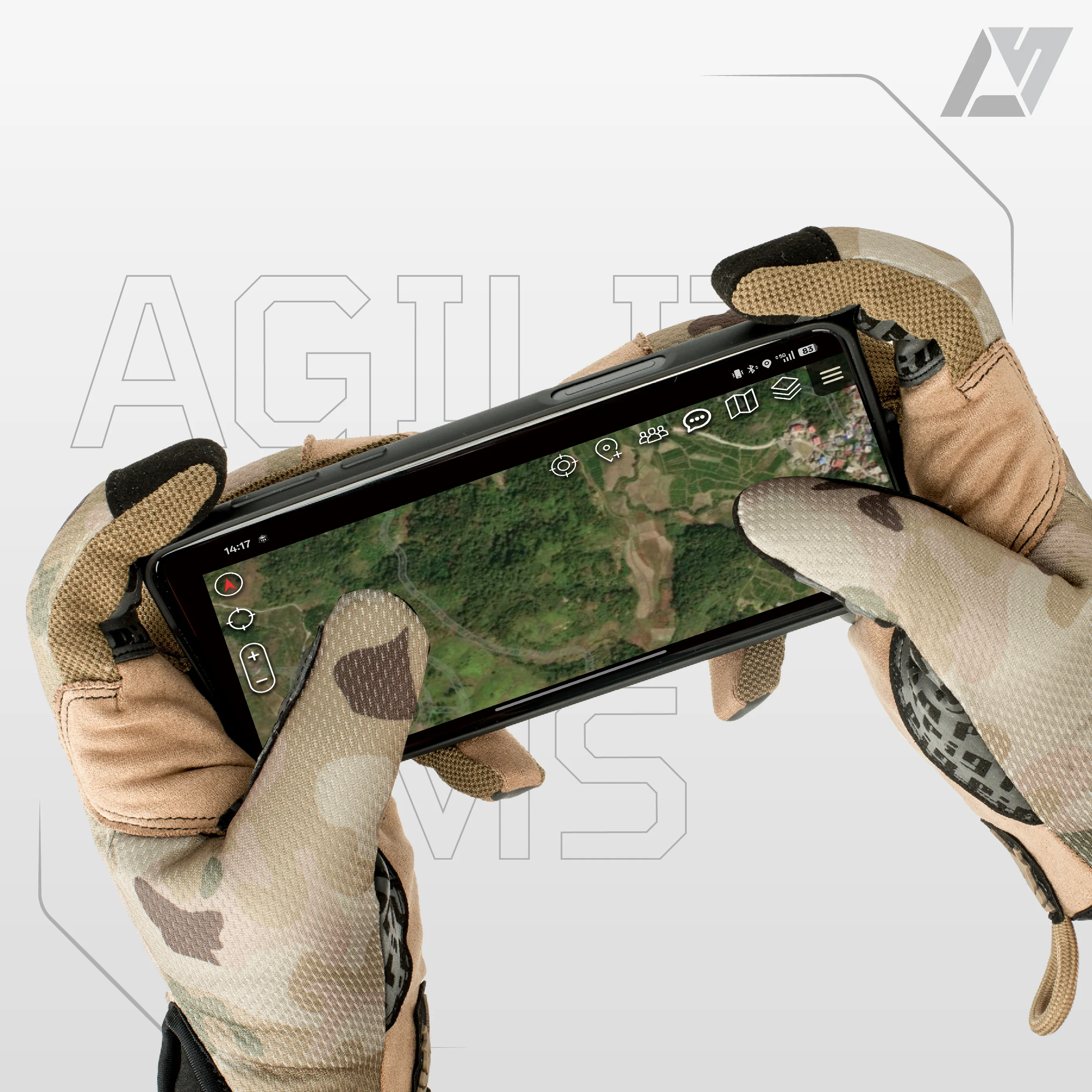 Guantes tácticos Delta estilo PIG FDT tacto pantalla táctil transpirable
