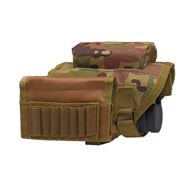 Reposamanos táctico MOLLE con bolsa de culata y porta cargador - imagen 3