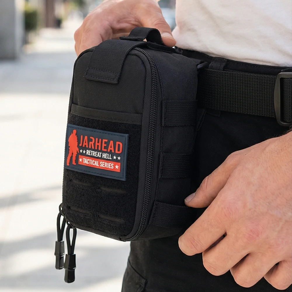 Bolsa Táctica de Primeros Auxilios MOLLE EDC impermeable Nailon 600D - imagen 3