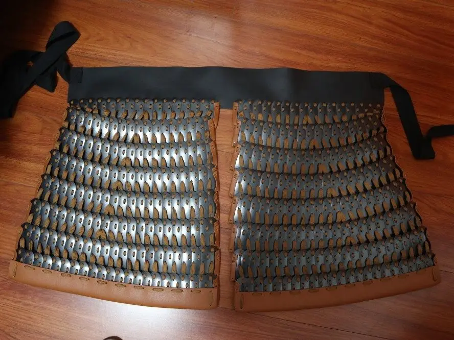 Hanfu táctico con armadura lamelar de acero inoxidable