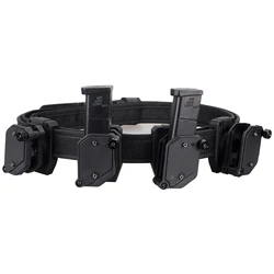 Cinturón táctico Skirmish IPSC – Competición con funda y bolsa velocidad