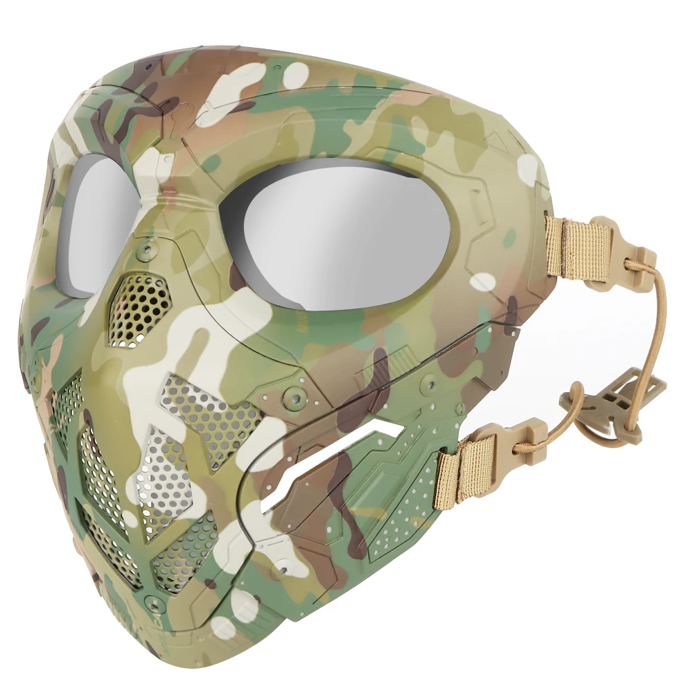 Máscara táctica Cobra serpiente para airsoft, paintball y cosplay