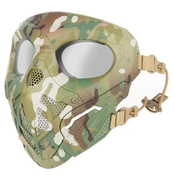 Máscara táctica Cobra serpiente para airsoft, paintball y cosplay