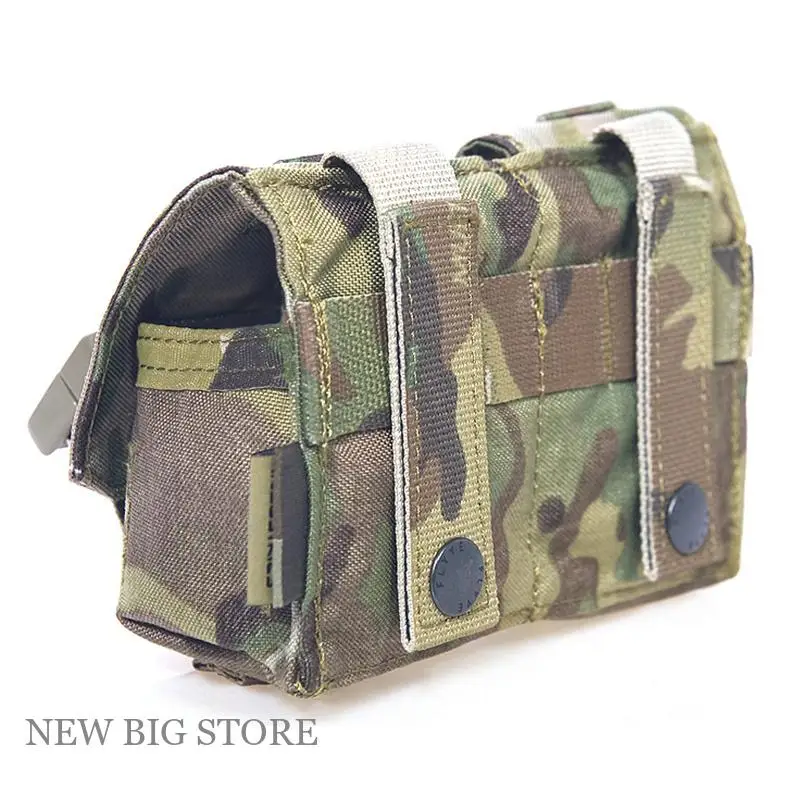 Bolsa MOLLE para granadas Airsoft modelo M67, chaleco táctico