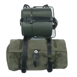 Set de cocina militar WW2 alemán con bolsa A-frame y sistema porteo