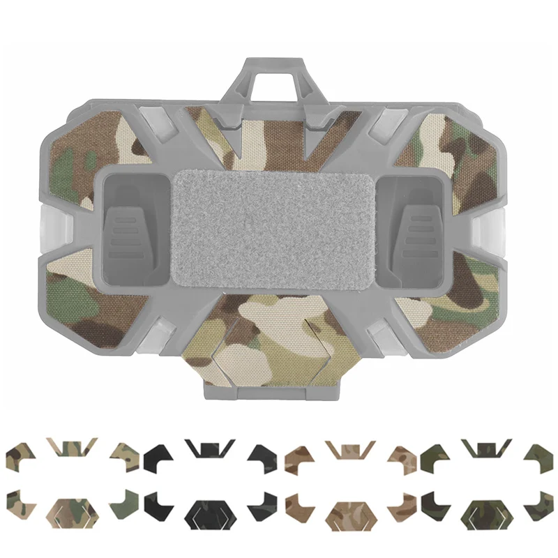 Soporte táctico para móvil MOLLE plegable camuflaje Airsoft