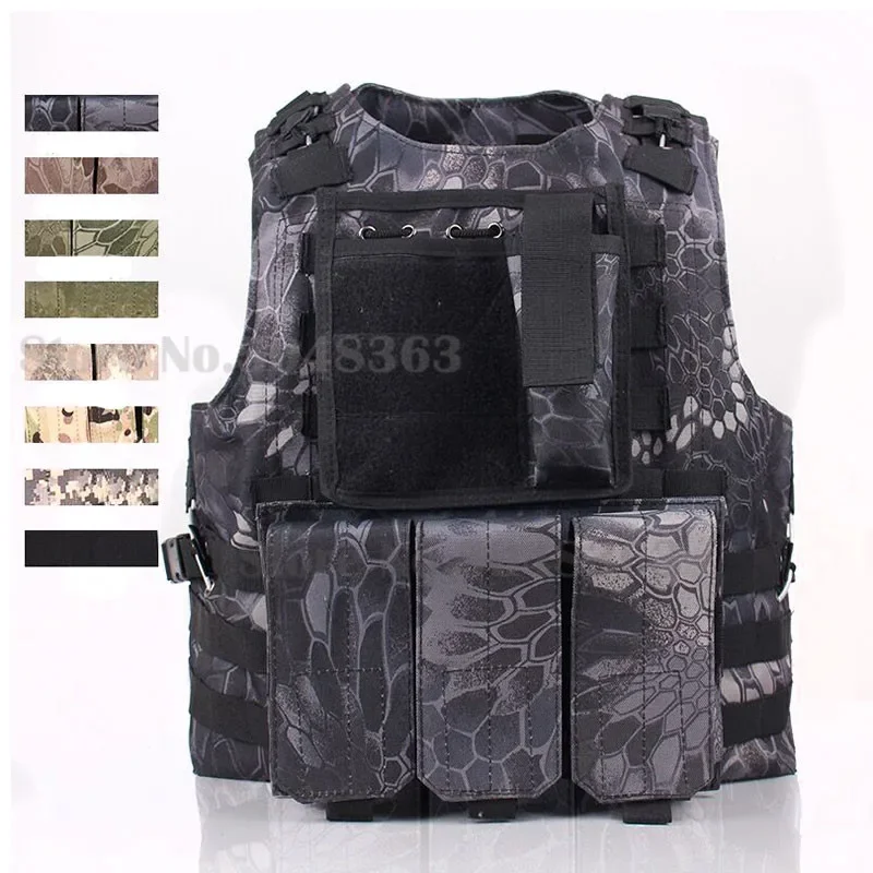Chaleco táctico camuflaje combate para policía SWAT - imagen 4