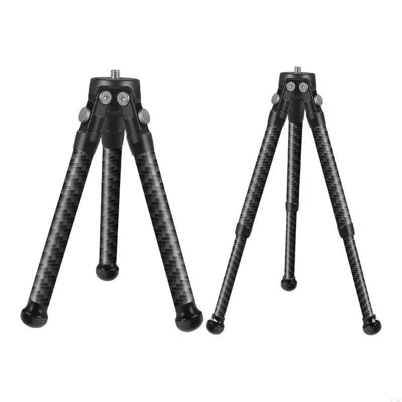 Trípode ligero fibra carbono base estable para cámara móvil - imagen 3