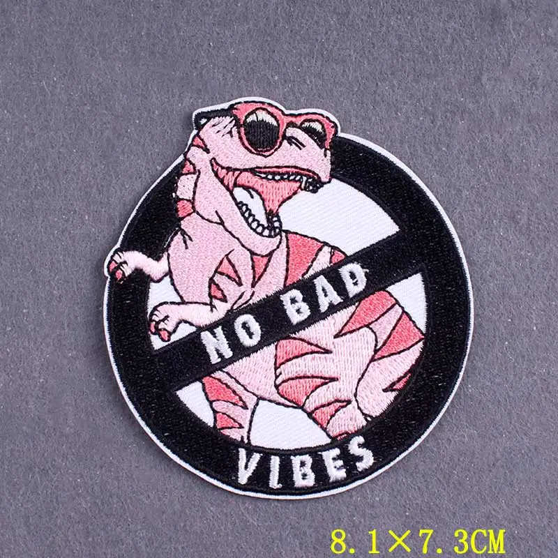 Parche bordado termoadhesivo estilo Punk animal – Para planchar o coser - imagen 3