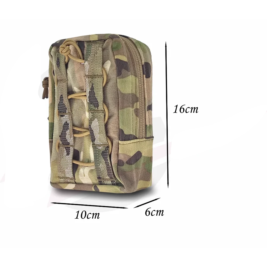 Bolsa táctica modular pequeña para cinturón – Negra - imagen 4