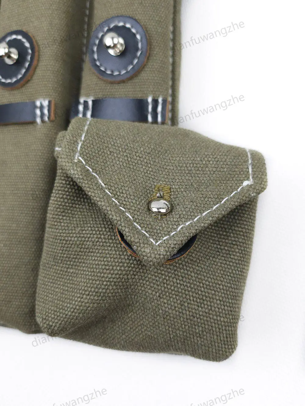 Bolsa para cargadores MP40/MP38 de lona táctica alemana IIGM - imagen 5