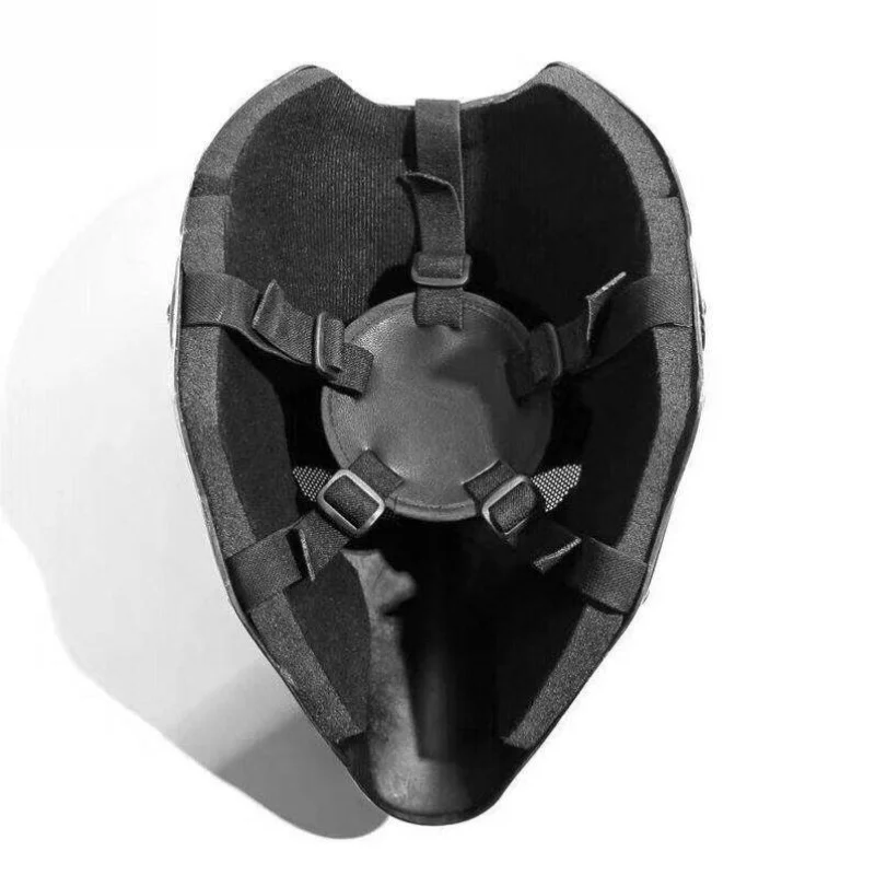 Máscara de fibra de carbono villano cara completa Halloween - imagen 2
