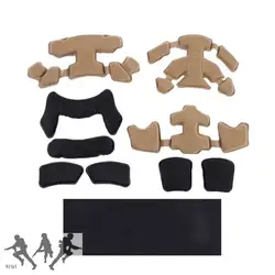 MT Almohadillas tácticas viscoelásticas de recambio para casco