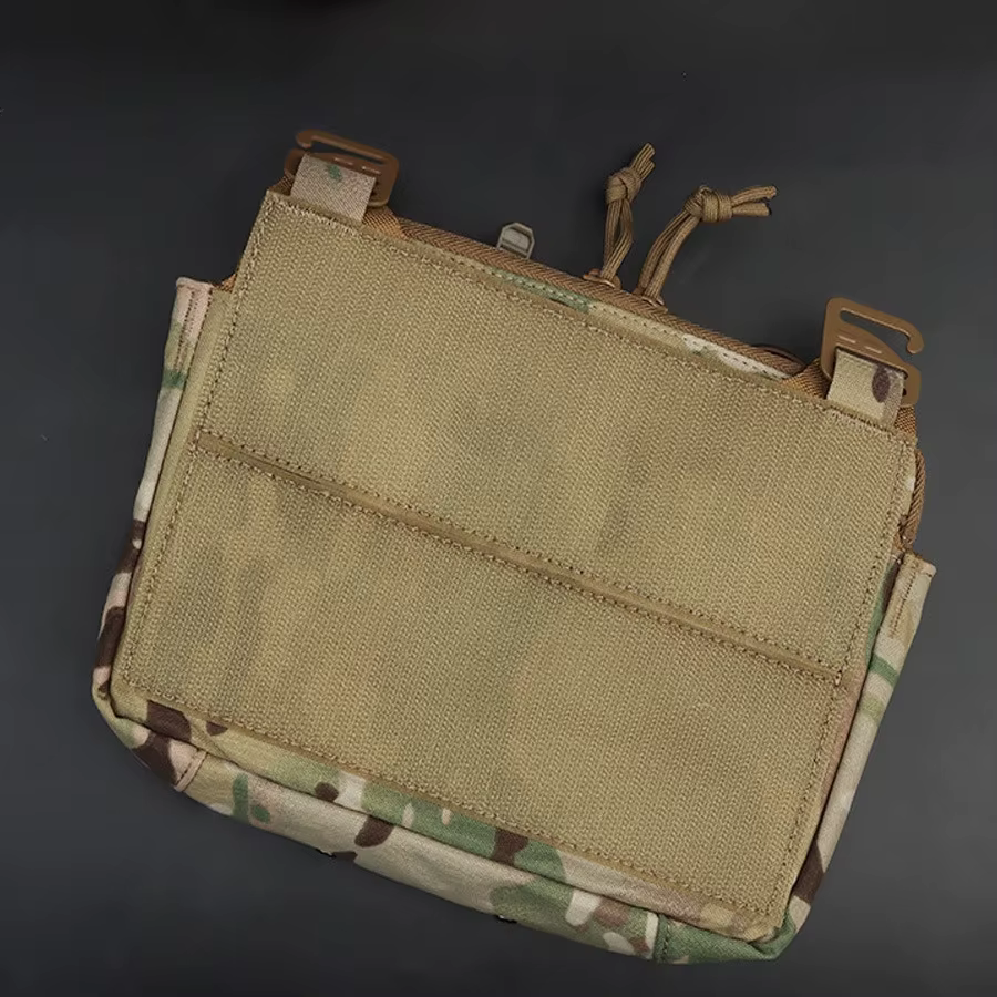 Bolsa táctica frontal gancho y bucle para chaleco MOLLE - imagen 2