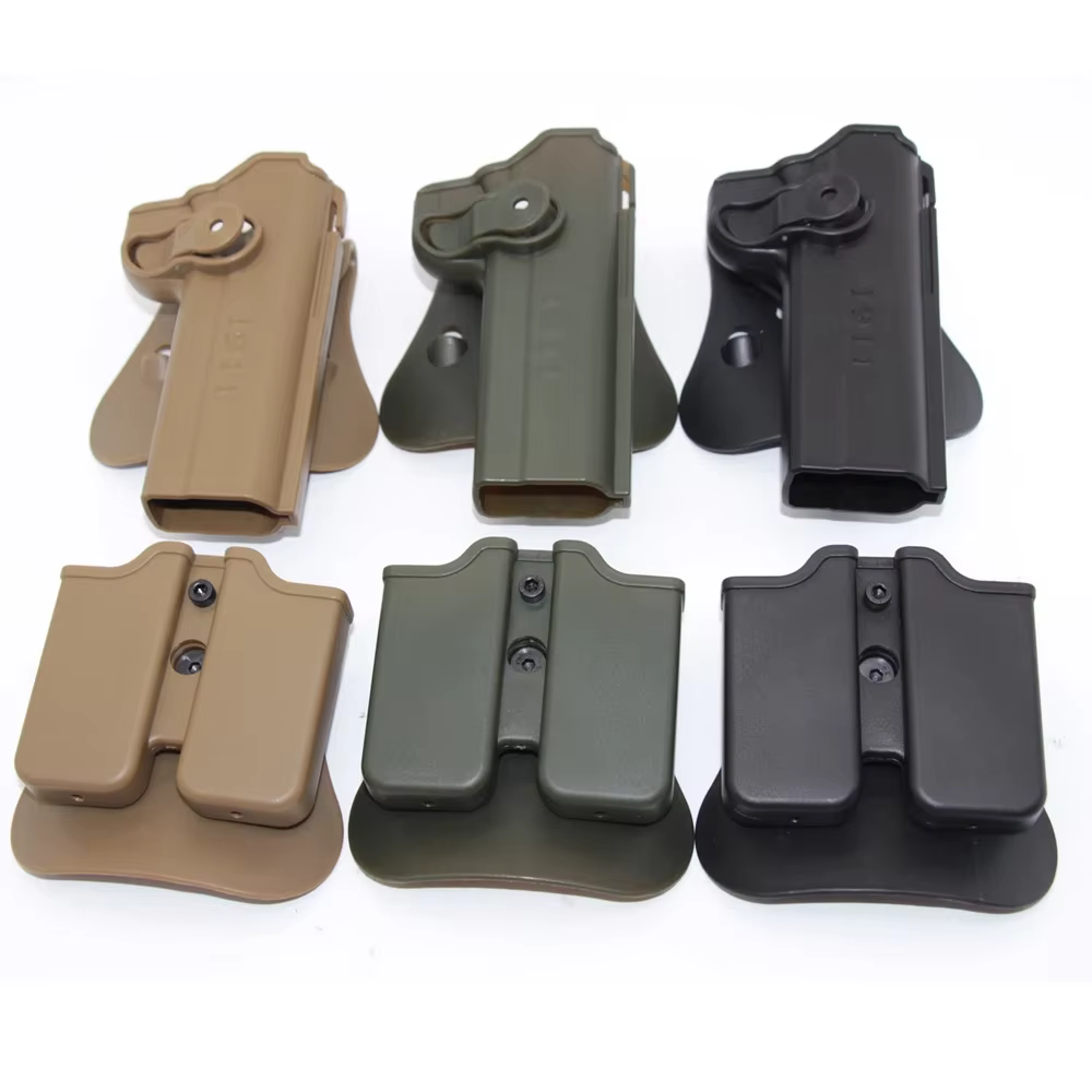 Funda táctica Glock 17/19 – Doble compartimento revistas retention diestros - imagen 5