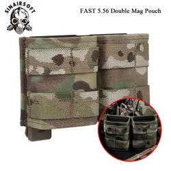 Portacargador doble 5.56 de acceso rápido para MOLLE y cinturón