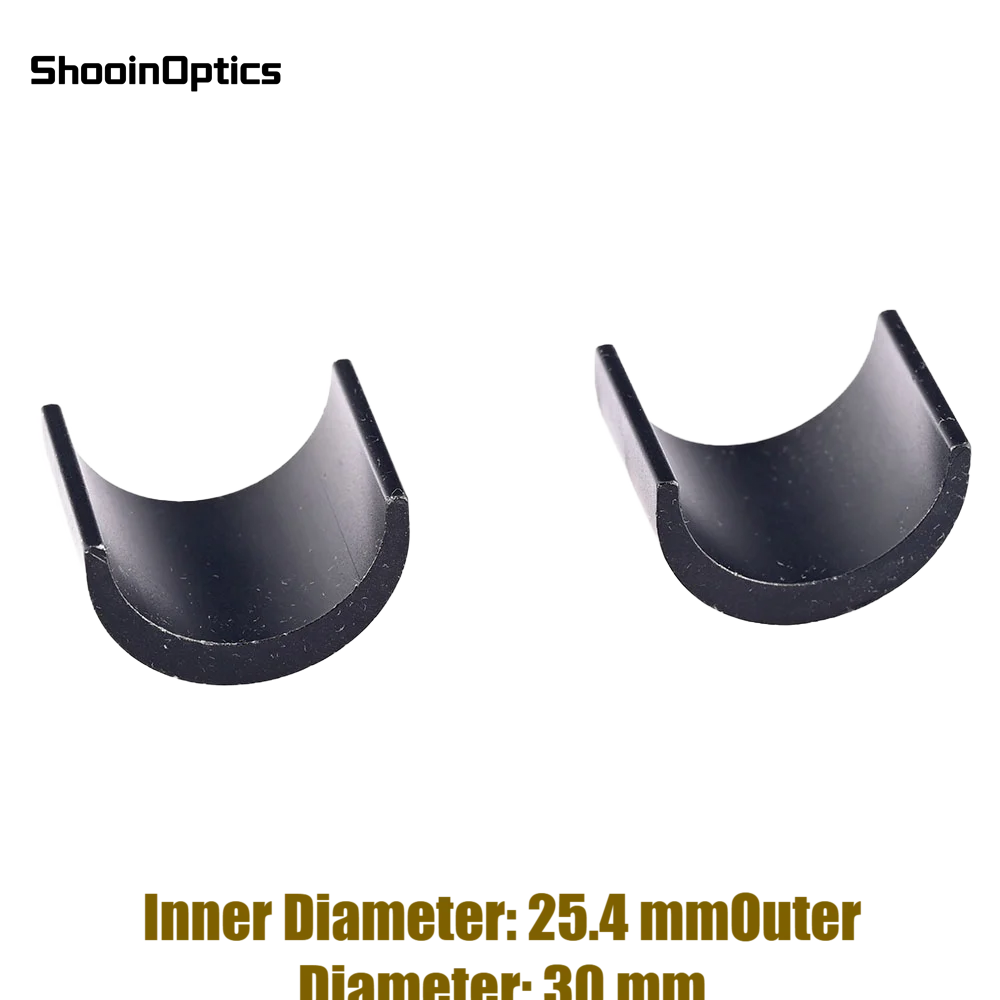 Anillos reductores visor Shooin Optics en aleación de aluminio - imagen 2