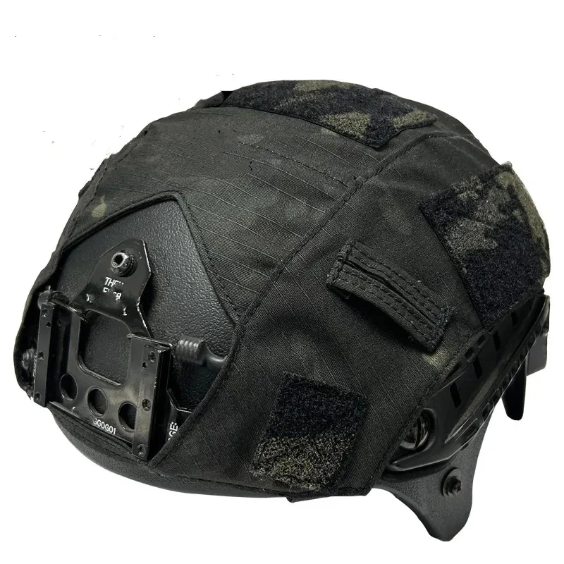 Funda de casco rápida táctica algodón y poliéster EMR camuflaje - imagen 2