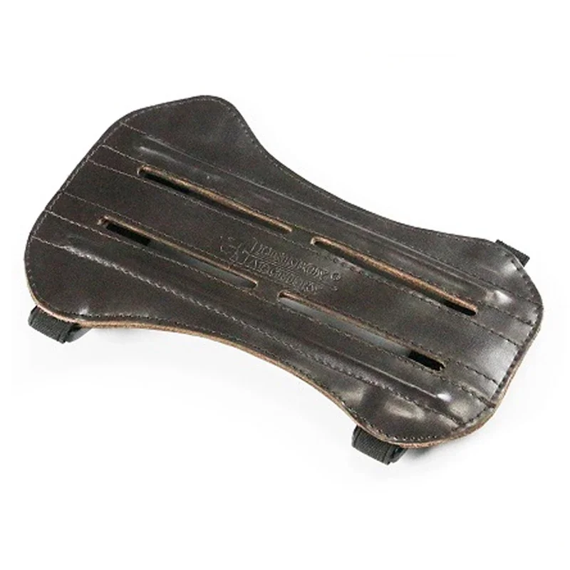 Protector de brazo cuero de buey para tiro con arco – dos correas - imagen 4
