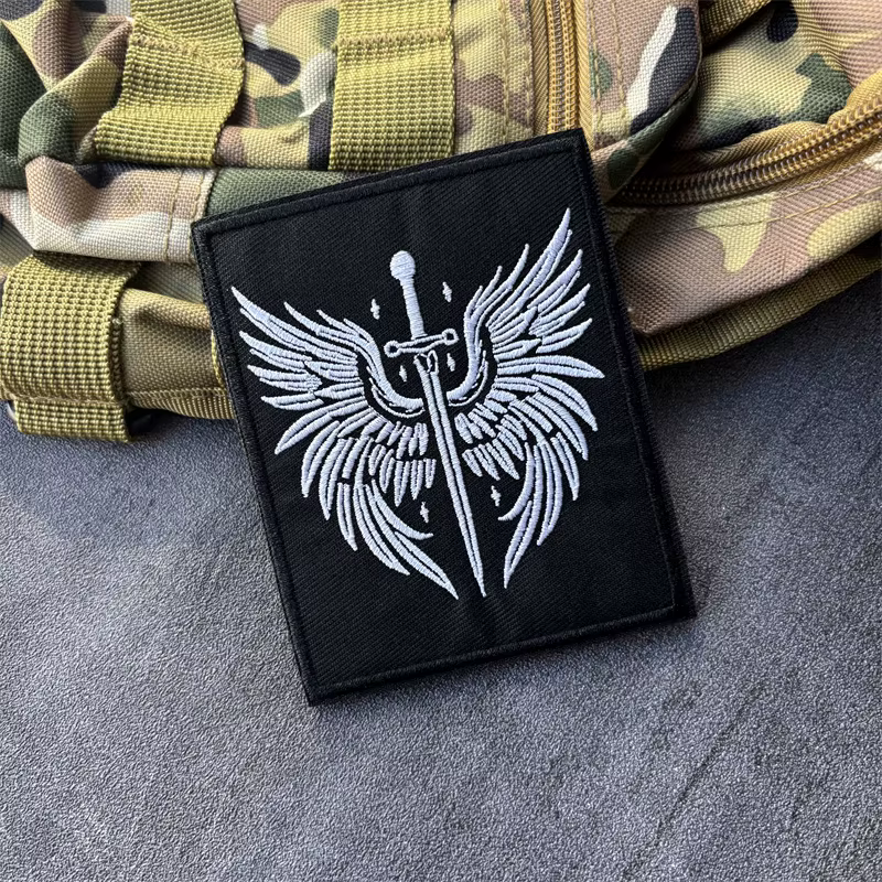Parche bordado para personalización táctica