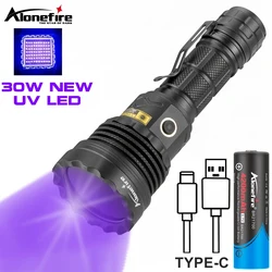 UV90MIL Linterna UV 365nm recargable – Detección de dinero y mineral