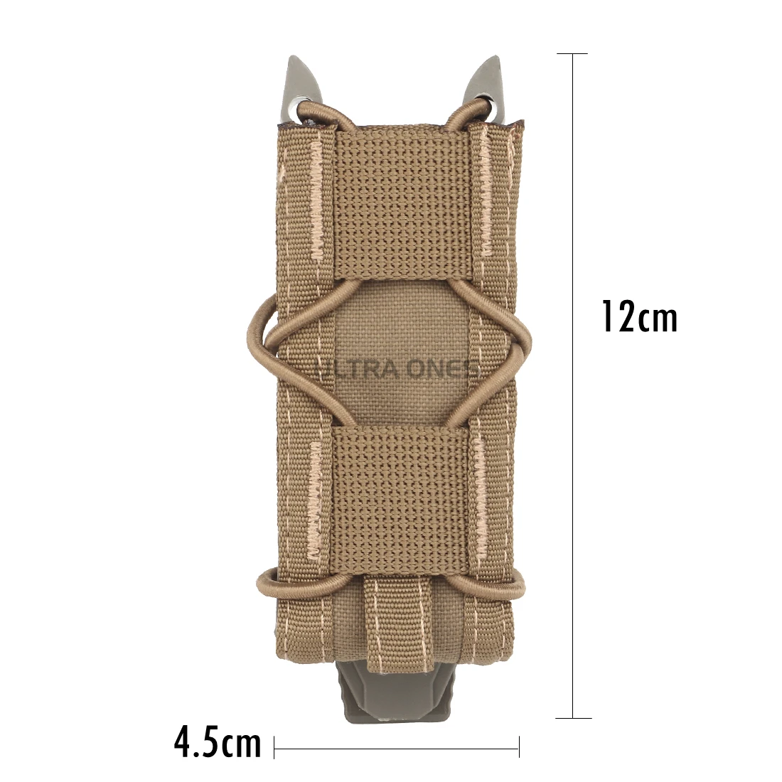 Bolsa táctica MOLLE individual para cargador y linterna, soporte - imagen 4