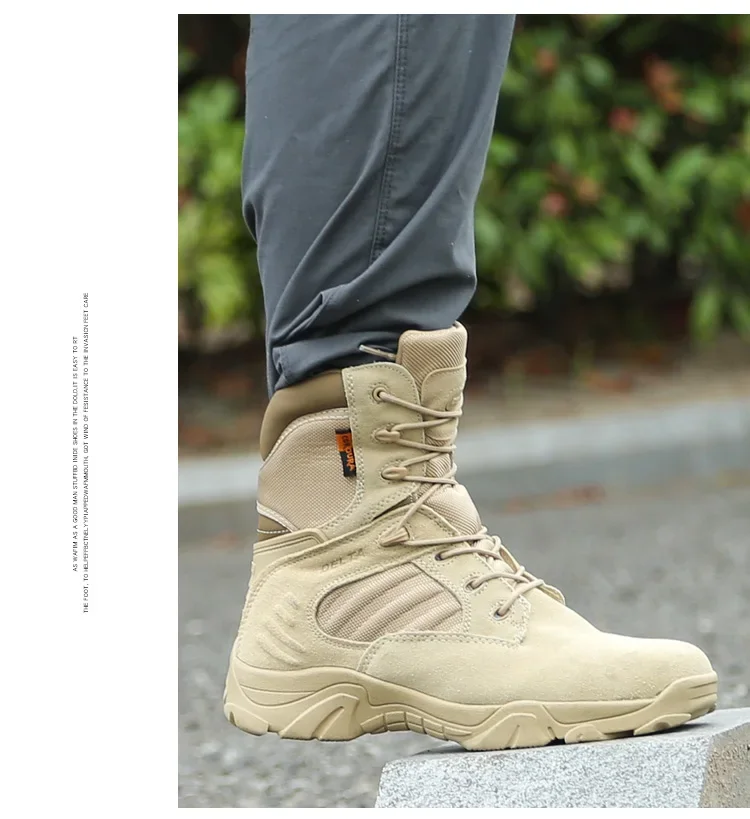 Botines de moda para hombre en uso
